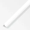 alfer Randfugeabdeckprofil 1 m, 8 x 13 mm Alu beschichtet brillantweiss