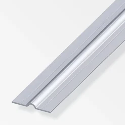 alfer Rohrschelle, kurz 1 m, 11.5 x 41.5 x 1.5 mm Aluminium roh blank