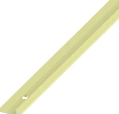 alfer Rund-Abschluss-Profil 1 m, 21.5 x 5 mm Aluminium eloxiert messing