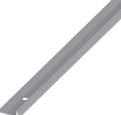 alfer Rund-Abschluss-Profil 1 m, 21.5 x 5 mm Aluminium eloxiert dunkelgrau