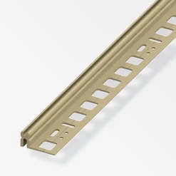 alfer Träger-Profil 1 m, 16 x 30 mm PVC (Kunststoff) glatt caramel