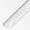 alfer Träger-Profil 1 m, 8.5 x 30 mm PVC (Kunststoff) glatt weiss