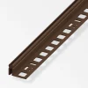 alfer Träger-Profil 1 m, 23 x 30 mm PVC (Kunststoff) glatt braun