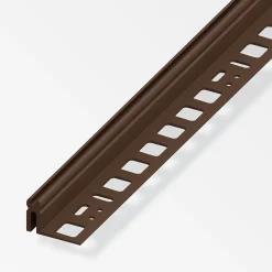 alfer Träger-Profil 1 m, 23 x 30 mm PVC (Kunststoff) glatt braun