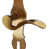 Alpertec BB-Langschildgarnitur Eva Easy Messing bronze verschnörkelt