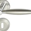 Alpertec BB-Rosettengarnitur Lenny Edelstahl silber rund