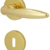 Alpertec BB-Rosettengarnitur Alison Messing gold rund