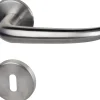 Alpertec BB-Rosettengarnitur Barcelona Edelstahl silber rund