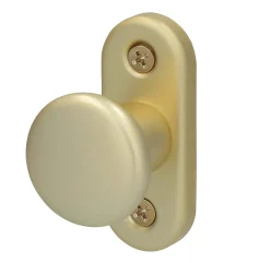 Alpertec Hebetürknopf Aluminium F2 neusilber