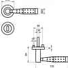 Alpertec Rosettengarnitur Solid 5