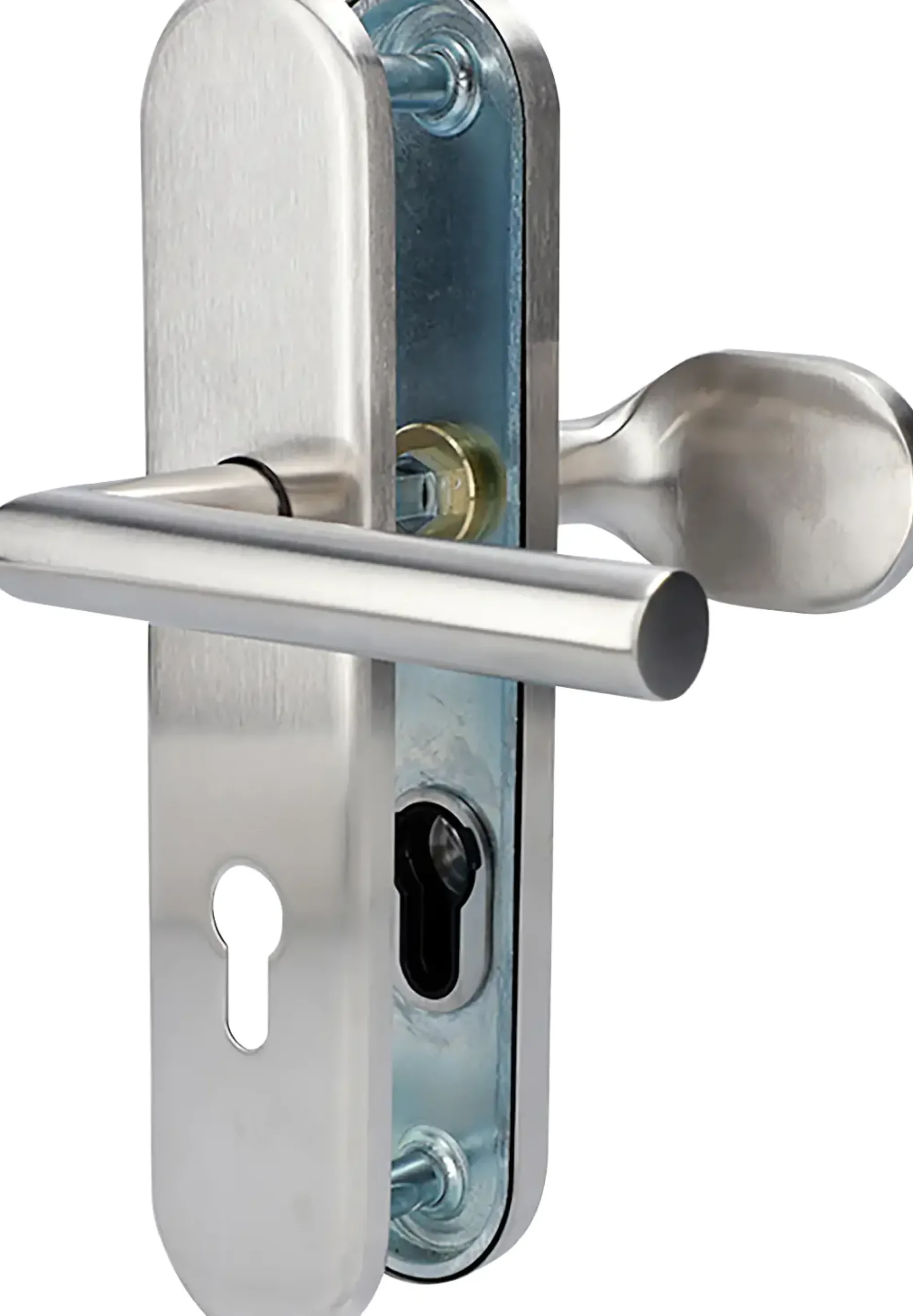 Alpertec Schutzbeschlag Security Moskau Drücker/Knopf 92 mm Kernziehschutz