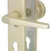 Alpertec Schutzbeschlag Tira Drücker/Knopf Aluminium neusilber 72 mm