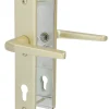 Alpertec Schutzbeschlag Tira Drücker/Drücker Aluminium neusilber 92 mm