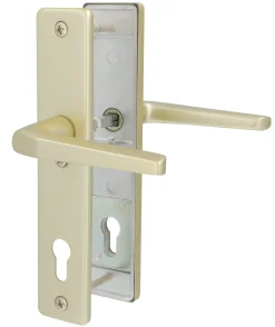 Alpertec Schutzbeschlag Tira Drücker/Drücker Aluminium neusilber 92 mm