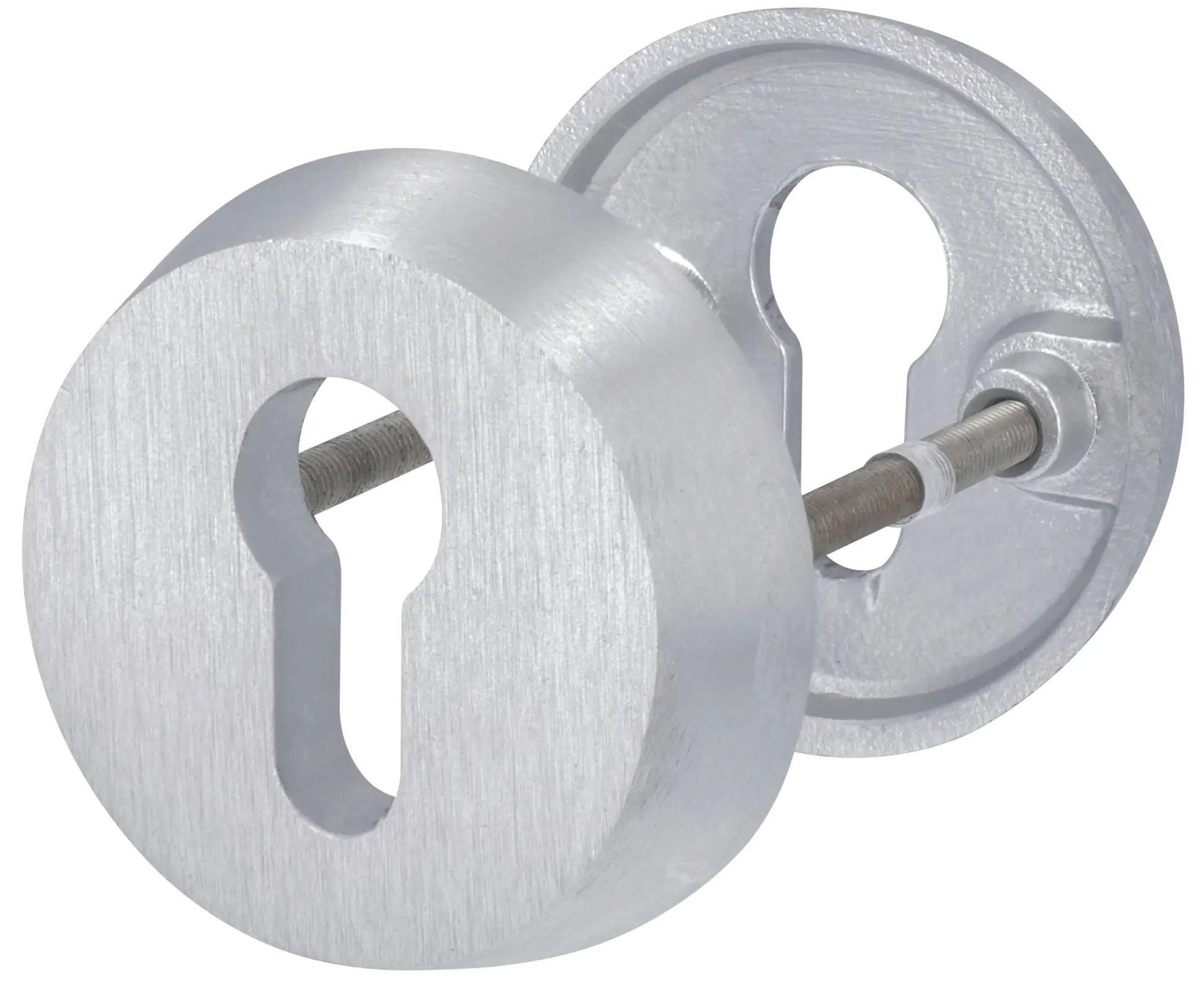 Alpertec Schutzrosette Ø 6,1 cm Aluminium silber
