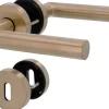 Alpertec Türgriff-Garnitur Rosette Fair I BB Edelstahl kupfer Ø 52 mm