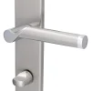 Alpertec WC-Langschildgarnitur Renofast II Messing Bi-Colour abgerundet
