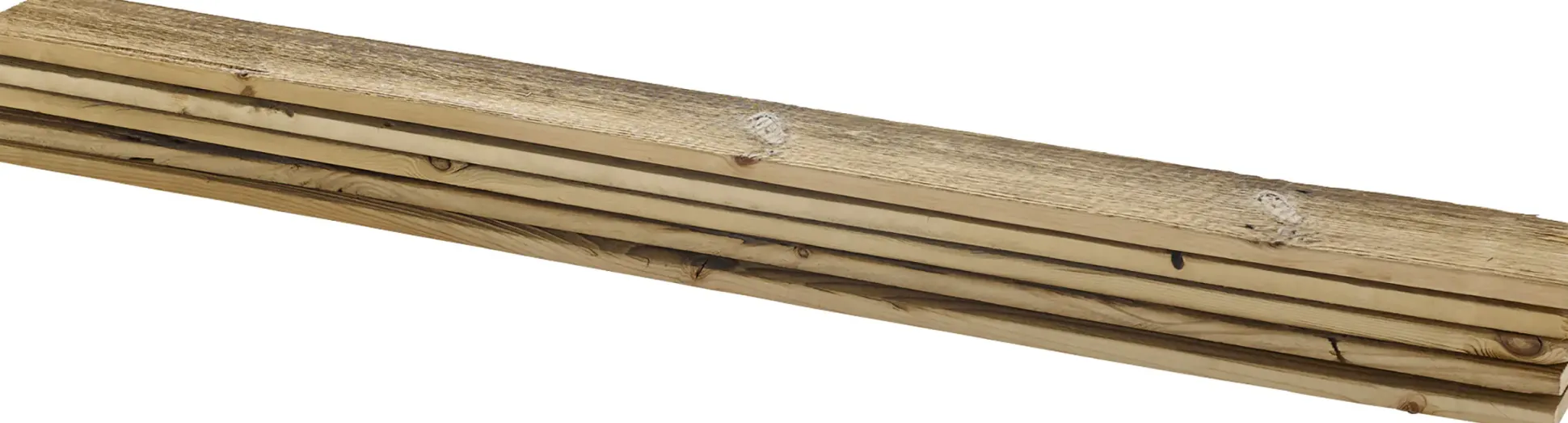 Altholzbretter Fichte/Tanne/Kiefer Breite 13-16 cm x Länge 150 cm, 5 Stk.