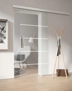 Ambiente Glas-Schiebetür Opal Dekor S 36/16 ESG, Klarglas