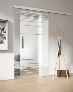 Ambiente Glas-Schiebetür Opal Dekor S 36/05 ESG, Klarglas