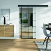 Ambiente Glas-Schiebetürset Black Klarglas Glas Dekor S 76/20 ESG