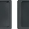 Ambiente Schienen-Set Aluminium matt schwarz für Glas-Schiebetür