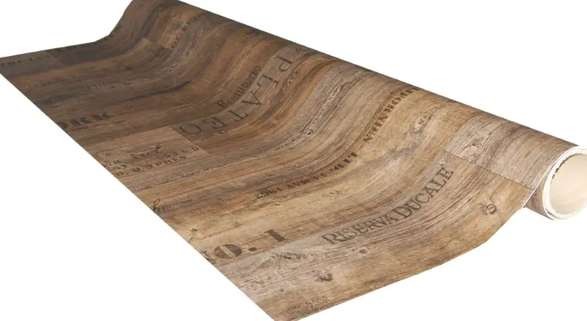 Andiamo Bodenbelag Vinyl Silent Coupon Holzdessin Stabparkett braun 2 m breit - im Wunschmaß