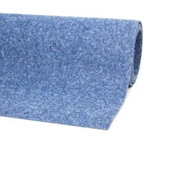Andiamo Teppichboden Tarragona Coupon im Wunschmaß, jeansblau, 2 m breit