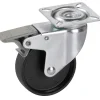 Apparate-Lenkrolle mit Totalfeststeller 75 x 24 mm für unempfindliche Böden Tragkr. 60 kg