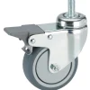 Apparate-Lenkrolle mit Totalfeststeller 50 x 19 mm Tragkr. 45 kg