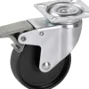Apparate-Lenkrolle mit Totalfeststeller 50 x 19 mm für unempfindliche Böden Tragkr. 35 kg