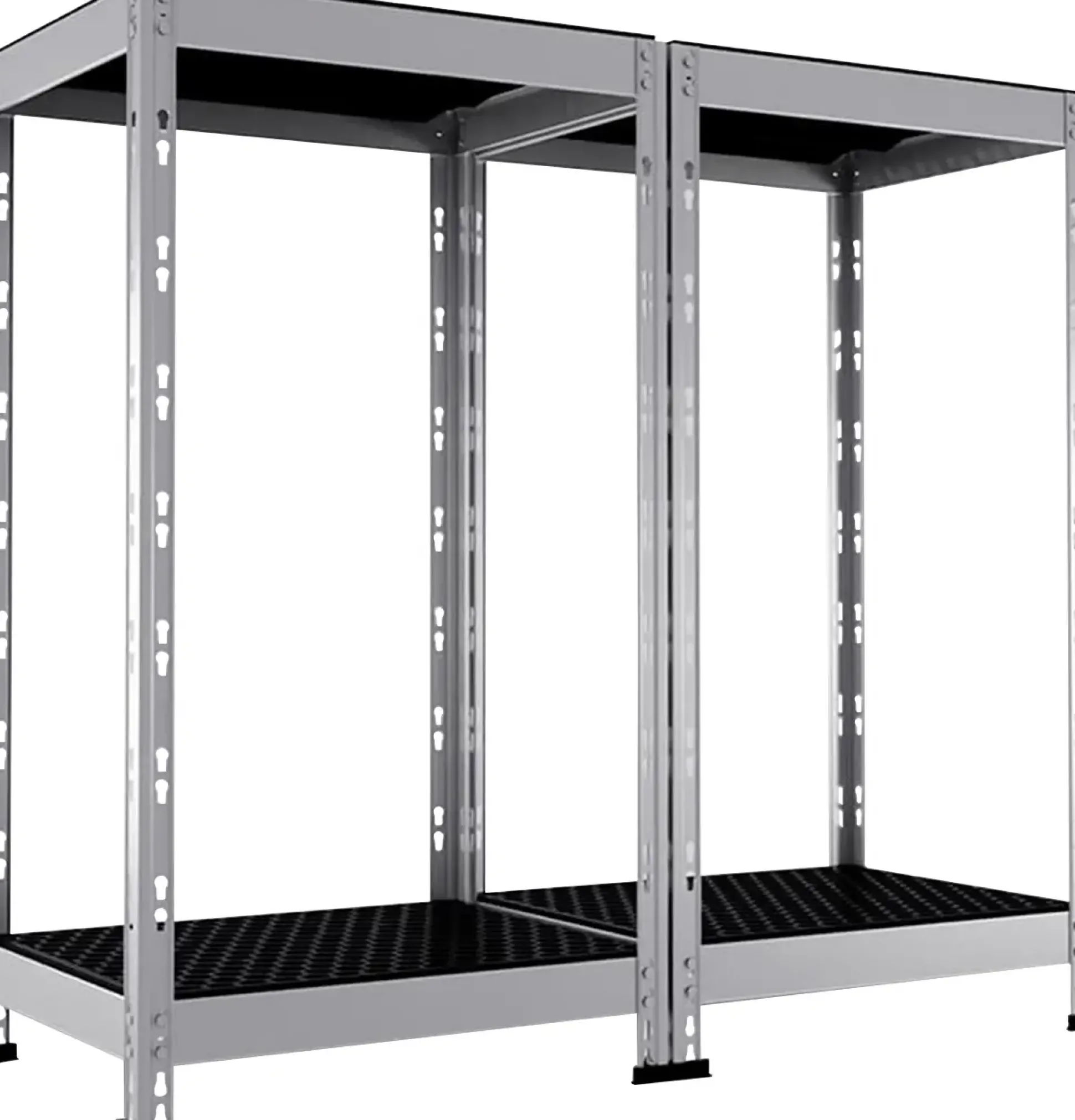Ar Shelving Regal Rivet Allroad Kunststoff 180 x 50 cm 4 Böden 400 kg
