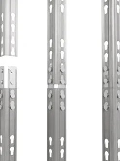 Ar Shelving Regal Rivet Allroad Kunststoff 180 x 50 cm 4 Böden 400 kg