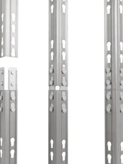 Ar Shelving Regal Rivet Allroad Kunststoff 180 x 100 cm 4 Böden 400 kg