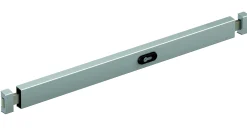 Basi Panzerriegel PR 800 silber, Türblattbreite 80 bis 95 cm