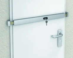 Basi Panzerriegel PR 800 silber, Türblattbreite 80 bis 95 cm