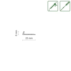 Übergangsprofil 90 cm 23 mm