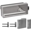 Beschlag-Set Angolare Edelstahl für Glas-Drehtür