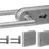 Beschlag-Set Circolare Edelstahl für Glas-Drehtür