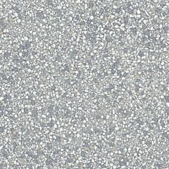 Bodenbelag Vinyl 4 m Allover grau-weiß