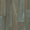 Bodenbelag Vinyl 4 m Holzoptik braun/silber