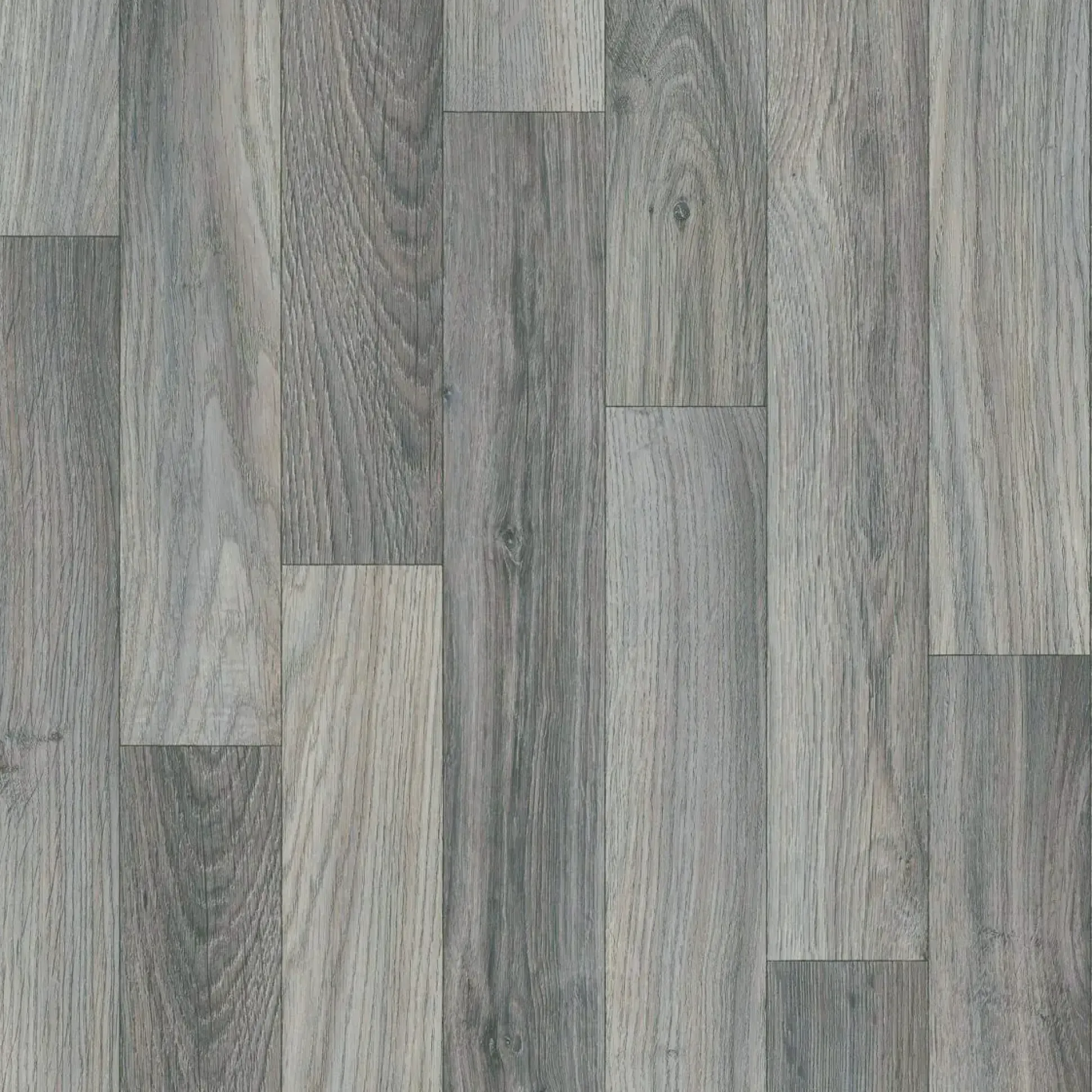 Bodenbelag Vinyl Trail Holzoptik, grau, 4 m breit