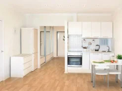 Bodenbelag Vinyl Tripley Holzpotik, buche hell, 4 m breit