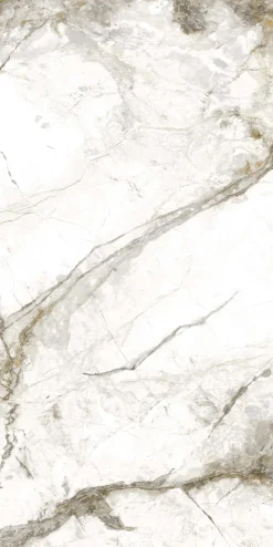 Bodenfliese Feinsteinzeug Caldera 60 x 120 cm gold