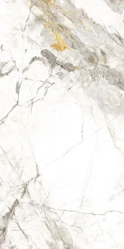 Bodenfliese Feinsteinzeug Caldera 60 x 120 cm gold