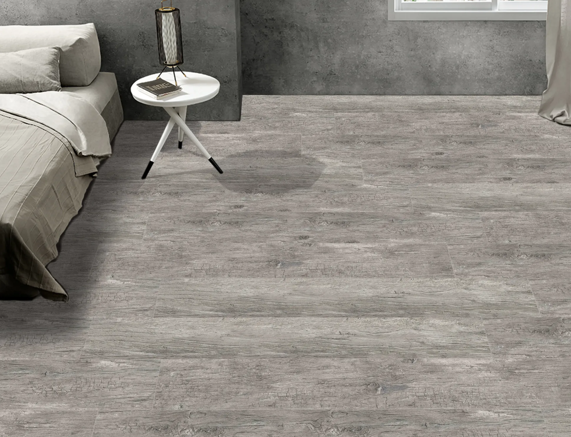 Bodenfliese Feinsteinzeug 2.0 Corteccia 20 x 120 cm grau