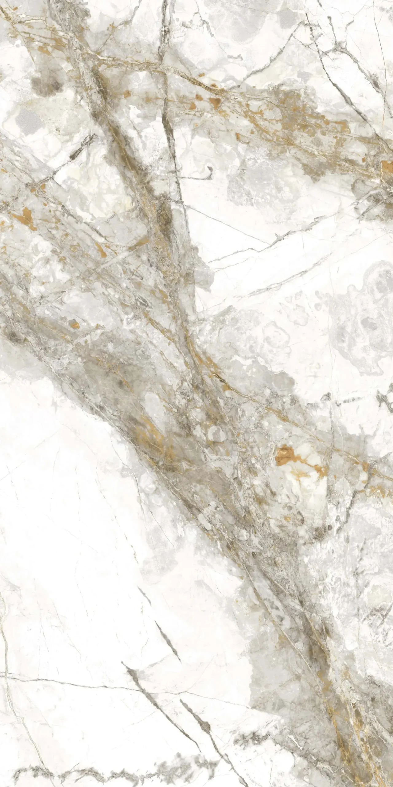 Bodenfliese Feinsteinzeug Caldera 30 x 60 cm gold