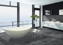 Bodenfliese Feinsteinzeug Pronto classic 60 x 120 cm nero