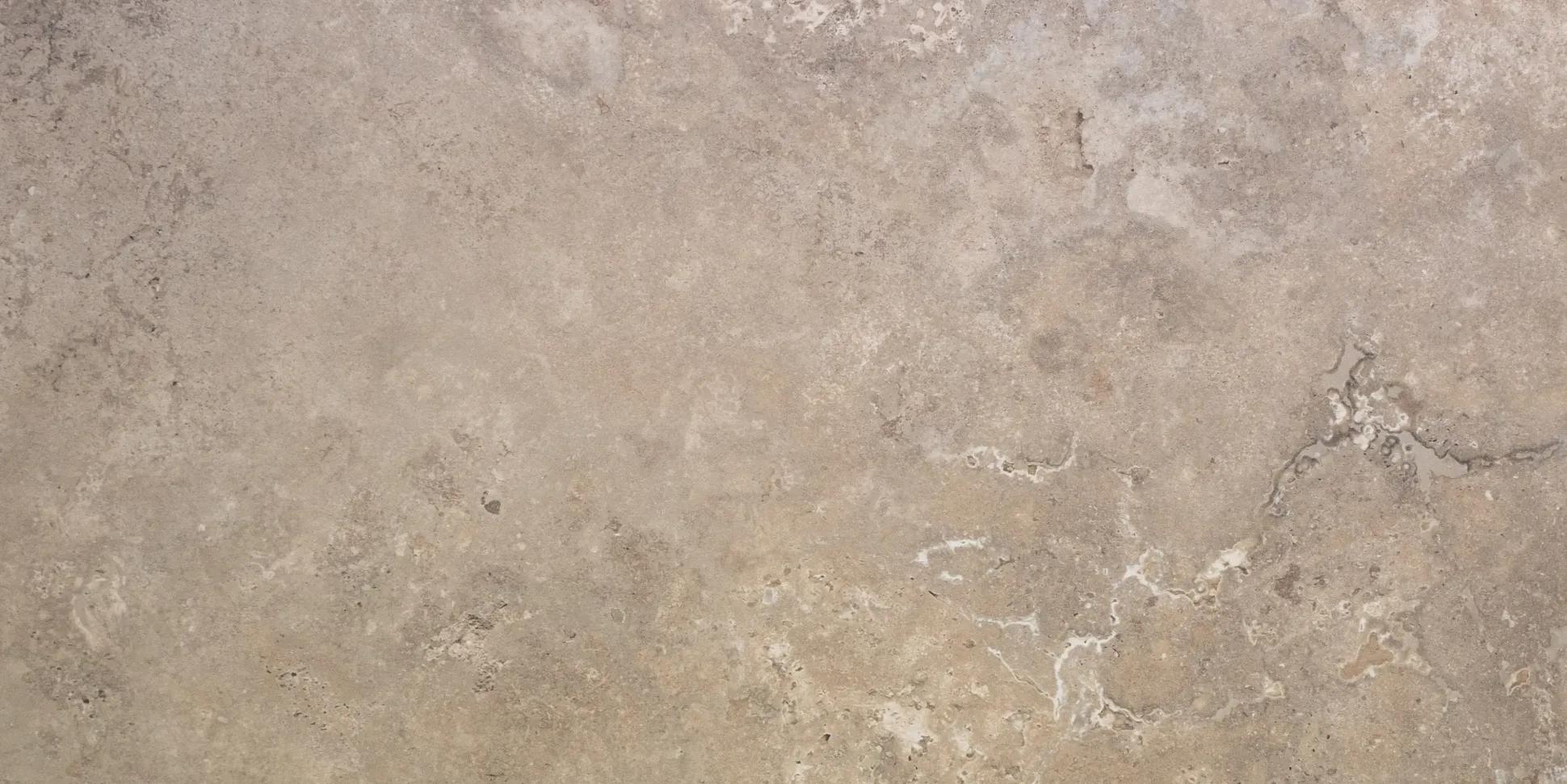 Bodenfliese Feinsteinzeug Travertino 60 x 120 cm crema