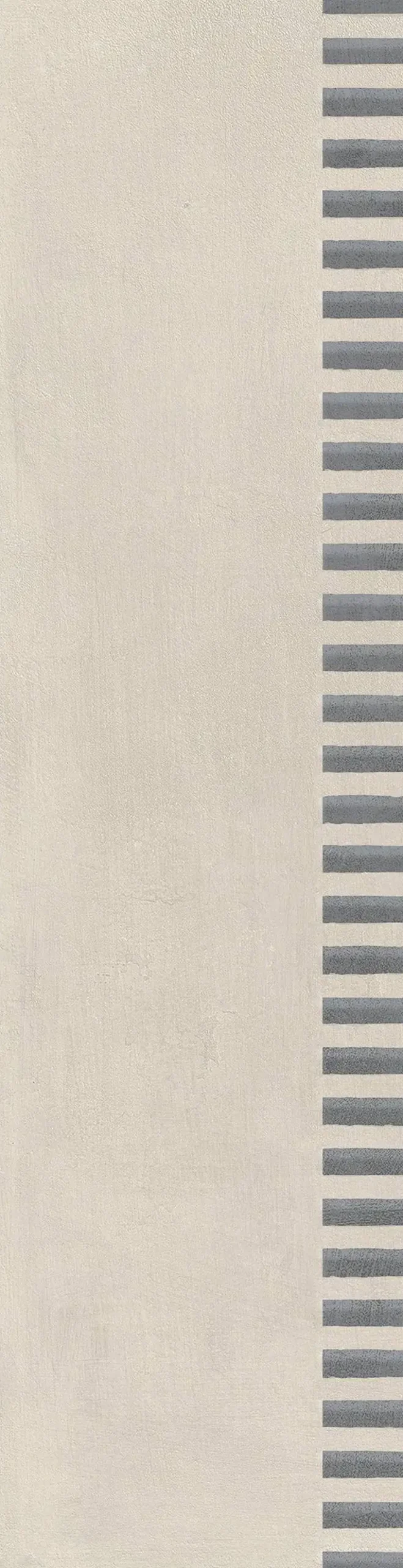 Bodenfliese Feinsteinzeug Naes Perla 15,6 x 60,6 cm creme-anthrazit